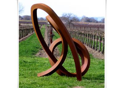 China Outdoor Unique Decoration Metal Art Sculpture Corten Steel Sculpture for sale