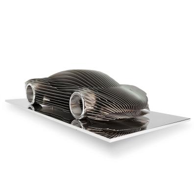 China Unique Stainless Steel Car Model Sculptures Customize Size and Color to Suit Your Preferences for sale