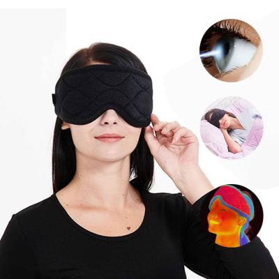 China Reusable Hot Temp Detox Sauna Insomnia Treatment Sleep Far Infrared Warm Eye Mask For Puffy Dry Tired Eyes for sale