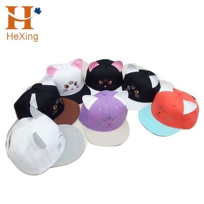 China New Design JOINT Ear Snapback Caps Wholesale Kid Snapback Hats Kids Sport Hat With Embroidery Logo for sale