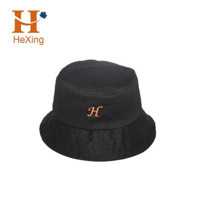 China Custom Cotton Black Bucket COMMON Hat Fisherman Hats Manufacturer Fisherman Hats for sale