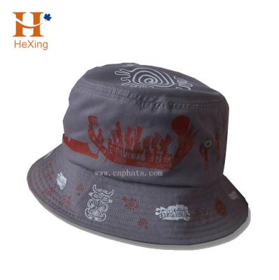 China COMMON Get Free Sample Delivery Within 15 Days Screen Printing Bucket Hat Black Cotton Bucket Hat for sale