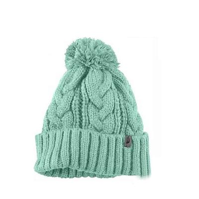 China COMMON Get Free Sample Beanie Jacquard Custom Acrylic Beanie With Pom Pom for sale