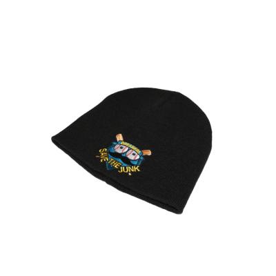 China COMMON Get Free Sample Wholesale Custom High Quality 100% Acrylic Embroidery Logo Fleece Crochet Knitted Winter Beanie Hats Hats for sale