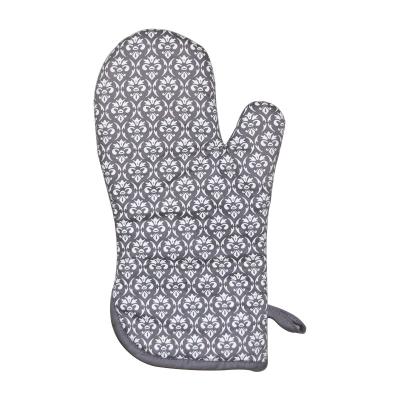 China Oven Gloves and Pot Holders with Kefei Silicone Cotton Silicone Oven Glove High Quality Heat Resistant Hot Sale Custom Made Kitchen Oven Glove for sale