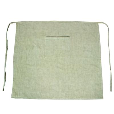 China AZO FREE Midi Kitchen Apron / Half Linen Apron for sale