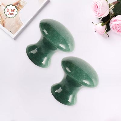 China Convenient High Quality Natural Aventurine Eye Massager Gua Sha Scraping Beauty Therapy for sale