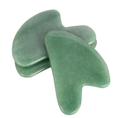 China Convenient Massage Tool Natural Crystal Gua Sha Finger Shaped Scratch Board for sale