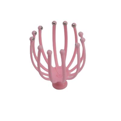 China Convenient Deep Ball Fork 12 Head Relaxation Massager 360 Degree Scalp Pressure Relaxation Head Scalp Massager for sale