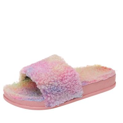 China Fashion trend running shoes wholesale plus size lamella women soft light bedroom plush stuff indoor slippers for sale