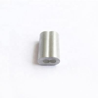 China Aluminum Wire Rope Ferrule Aluminum Sleeve Hourglass Aluminum Swage for sale