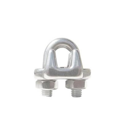 China Stainless Steel Stainless Steel Wire Rope Fitting Heavy Duty US Type Wire Rope Clip for sale