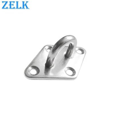 China Stainless Steel Rigging Hardware / Marine Hardware Diamond Pad Eye for sale