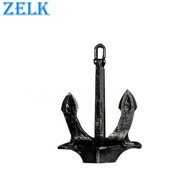 China Marine Hardware Black Painted Hall Anchor Boat Anchors for sale