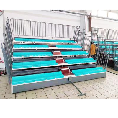 China Indoor And Outdoor Telescopic Grandstand Seats Simple Modern Mobile Bleacher Seating for sale