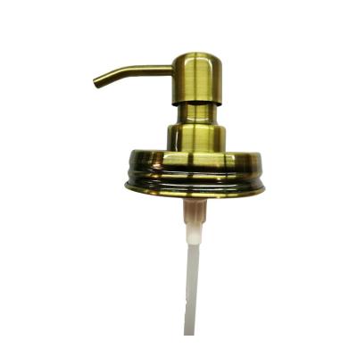 China Sustainable High Quality DIY Stainless Steel Soap Dispenser Pump With Lid 28/400 for sale