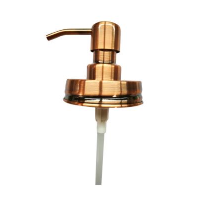 China Sustainable High Quality DIY Stainless Steel Soap Dispenser Pump With Lid 28/400 for sale