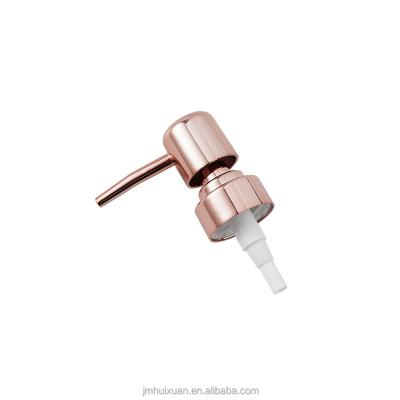 China Foam Soap Dispenser Rose Gold Luxury Hotel Manual Plastic Soap Dispenser Pump for sale