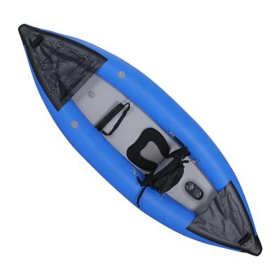 China China Manufacture Guided Inflatable Water Rowing Boat Air Folding Recreational Touring Inflatable Kayak For 1 Person for sale