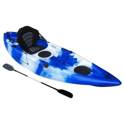 China Fishing Touring Rowing Sightseeing Wholesale 1 Person Fishing Boat Plastic Kayak Sit On Top Ocean Kayak For Fishing for sale