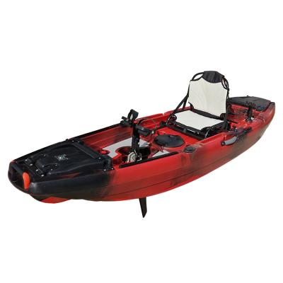 China Fishing Touring Rowing Factory Wholesale OEM Guided Sit On Top Foot Pedal Power Kayak Fishing With Foot Pedal For 1 Person for sale