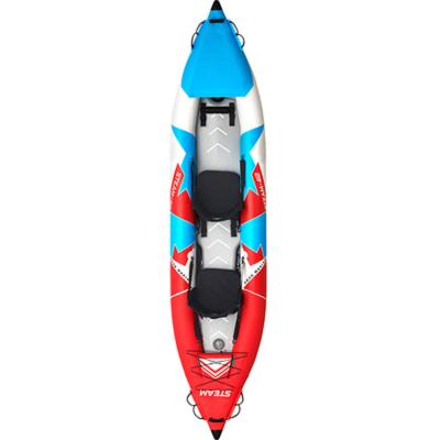 China Cheap Water Sports Entertainment PVC Kayak Quality Inflatable Kayak Ocean Fishing Drop Fishing Kayak for sale