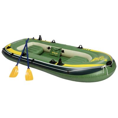 China Water Entertainment PVC Rowing Boats Double Kayak Rescue Sailor Inflatable Fishing Kayak for sale