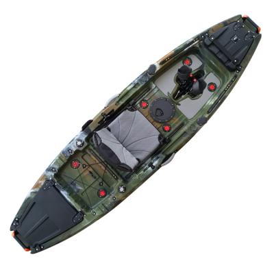 China Fishing Touring Rowing Guided Professional Sit On Top Single Seat Angler Kayak Cheap Pedal Kayak Fishing Kayak With Pedals New Arrive for sale