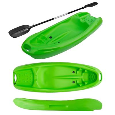 China Fishing Touring Rowing Guided Single Seat Kayak One Person Factory Price LLDPE Plastic Fishing Sit On Top Drop Point Peddle Kayak for sale