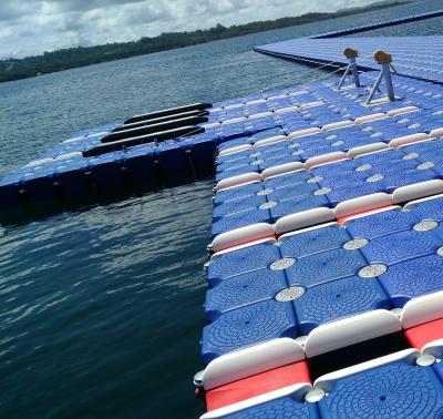 China Plastic HDPE Dock Module Floating Bridge Easy Set Floating Dock For Floating Dock for sale