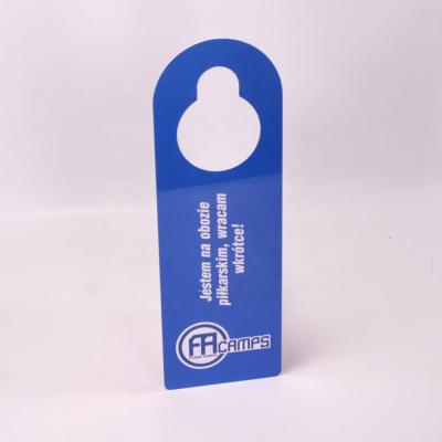 China Advertising PVC Kids Promotion Items Custom Printing Door Hanger for sale