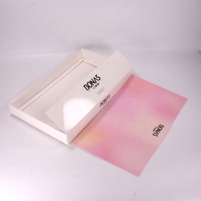 China Recycled Materials Custom Underwear Package Box With PVC Lid for sale