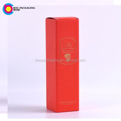 China Recycled Materials Auto Lock Red Premium Wine Box for sale