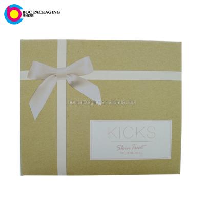 China Recycled Materials Kraft Paper Package Custom Cosmetic Boxes for sale