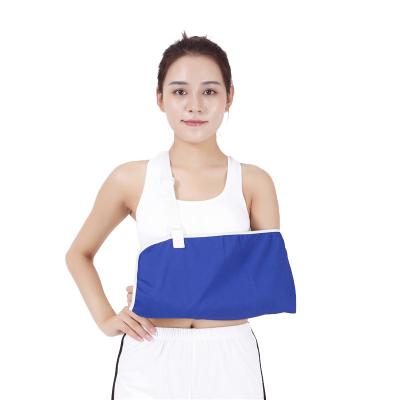 China Custom Adjustable Breathable Medical Mesh Arm Sling Shoulder Sling Immobilizer Stabilizer Support Strap for sale