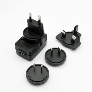 China 7.5V 9V 12V 0.5A CW0900500 Interchangeable Sockets Power Adapter CW0750500 for sale