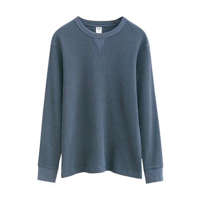 China Anti-Wrinkle China Manufacturer Waffle Cotton Pullover Crewneck Men's Sweatshirts for sale