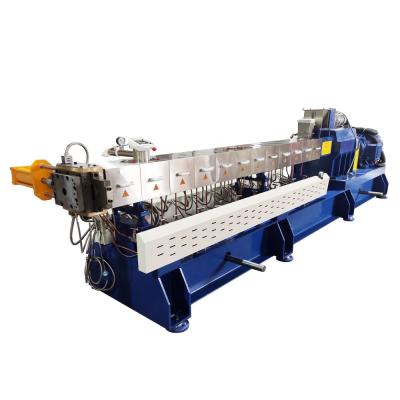 China Plastic Twin Pellets Screw Extruder Bottom Water Pelletizer Line for sale