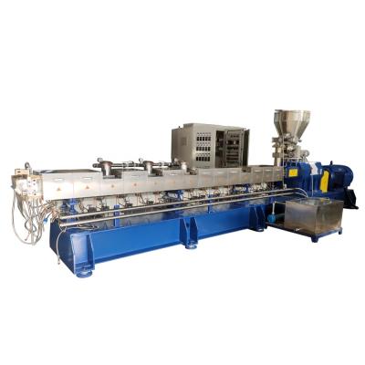 China Twin Screw Pellets PA66 Fiberglass Compounding Nylon Plastic Pellet Extruder Machine Production Line for sale