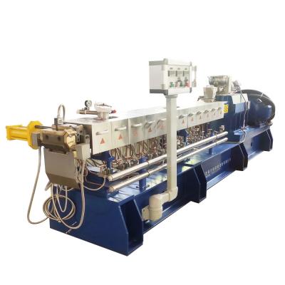 China Granule filling masterbatch extruder machine twin screw extruder for pp pe for sale