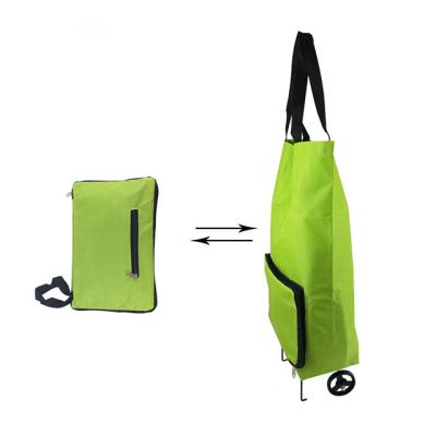 China Handled Tote Shopping Bag Cheap Promotion Portable Shopping Trolley for sale