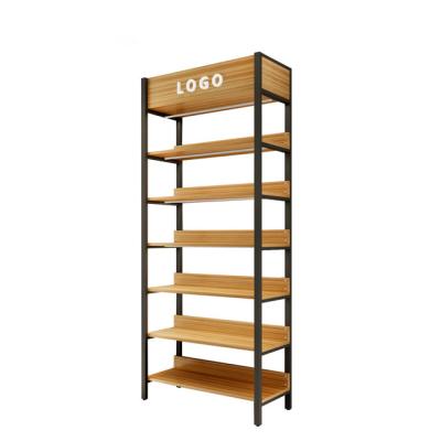 China Good Sale Classic Type Single Sided Shelving Different Layers Shelf Hypermarket Gondola for sale