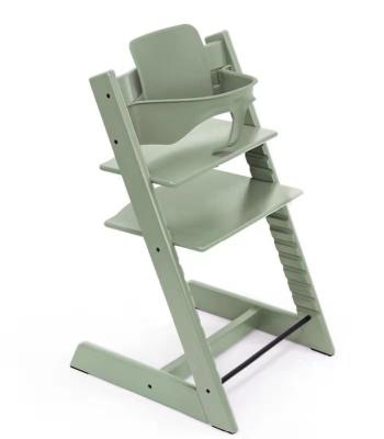 China Factory direct sale high quality solid wood portable solid wood baby dining chair umpire chair for kids for sale