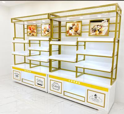 China bespoke bakery shop furniture design with display racks/racks ES-CC-001 for sale