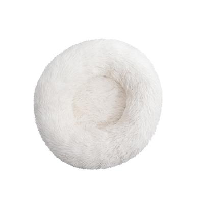 China Wholesale Cheap Breathable Solid Color White Nest Cushion Washable Luxury Large Pet Bed For Cats for sale