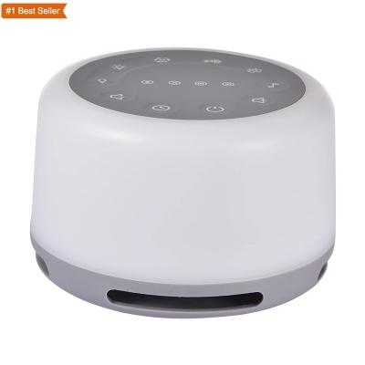 China ABS Jumon Portable Sleep Fan White Noise Sound Machine with RGB Night Light for Baby Adults for sale