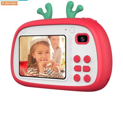 China Digital Camera VCR 2.0 Inch IPS Screen Child Digital Selfie HD Camera Shockproof Camcorder 18MP Christmas Mini Kids Camera for sale