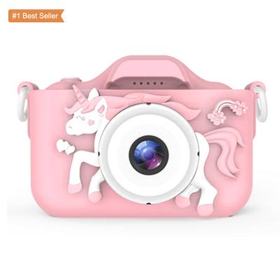 China Digital Camera VCR Jumon Silicone Case Digital Cameras Kids Instant Camera Toys Child Selfie Toy Cartoon Digital Cameras For Kids for sale