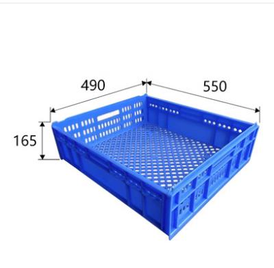 China Mesh Food Grade Bread Rack Plastic Stackable Bread Box Food Storage Rack Baked Food Storage Rack for sale