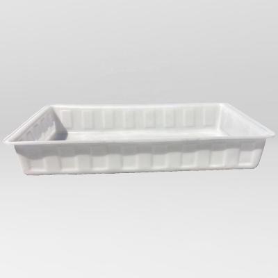 China Liquid or solid goods package or 300L transport resistance to throw plastic large square bucket, can be added with metal frame and wheels, is resistant to acid alkali for sale